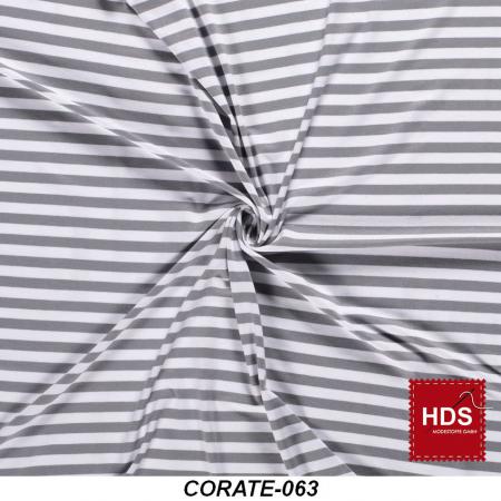 Corate-063 Viskose Jersey Streifen