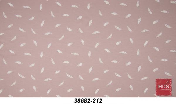 38682-212 Baumwoll Jersey Muster - Feder