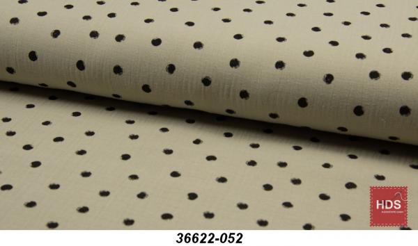 36622-052 Musselin Double Gauze Punkte