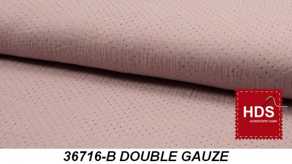 36716-B Double Gauze Multicolor Punkte