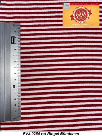 FVJ0254 rot Ringel Bündchen
