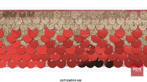 XST12W515-100 Sequin Trimming Mesh