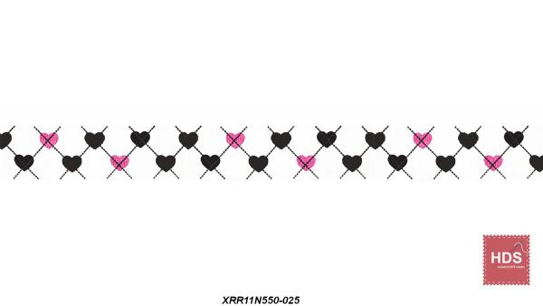 XRR11N550-025 Ribs Ribbon Hearts