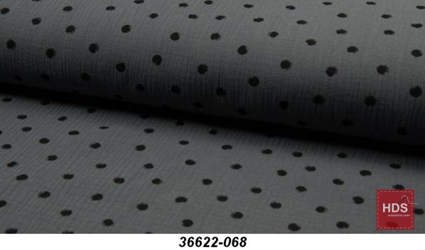 36622-068 Musselin Double Gauze Punkte