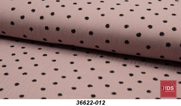 36622-012 Musselin Double Gauze Punkte