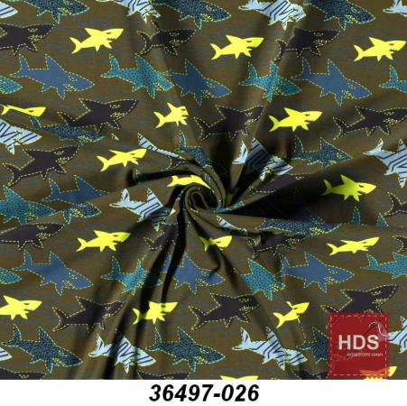 36497-026  Baumwoll Jersey - Neon