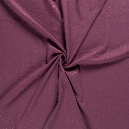 38608-010 Musselin Double Gauze Gold Tupfen