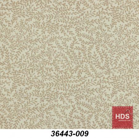 36443-009 Musselin Double Gauze Druck - Blätter