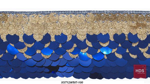XST12W507-100 Sequin Trimming Mesh
