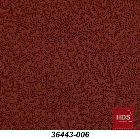 36443-006 Musselin Double Gauze Druck - Blätter
