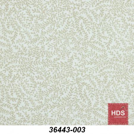 36443-003 Musselin Double Gauze Druck - Blätter