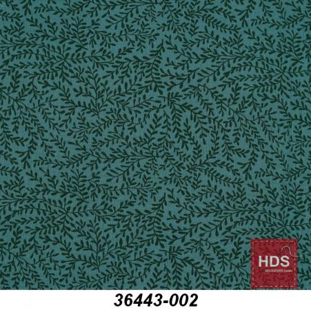 36443-002 Musselin Double Gauze Druck - Blätter