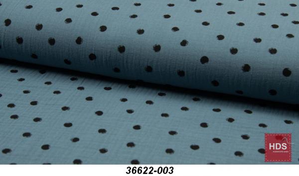 36622-003 Musselin Double Gauze Punkte