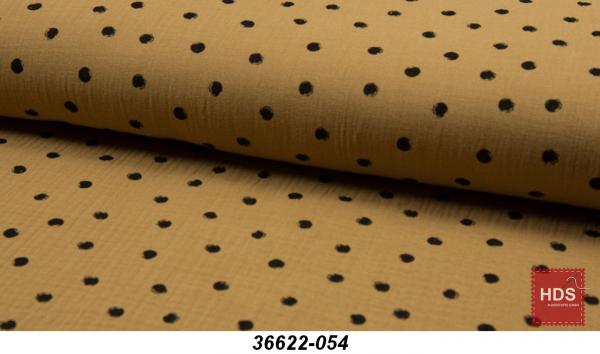 36622-054 Musselin Double Gauze Punkte