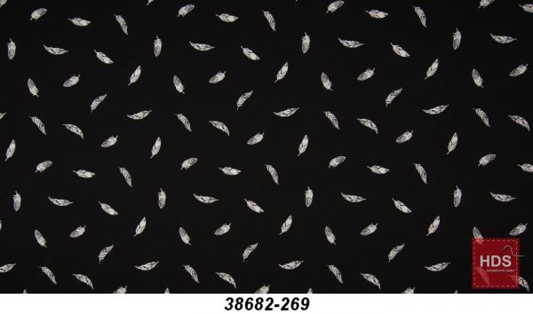38682-269 Baumwoll Jersey Muster - Feder